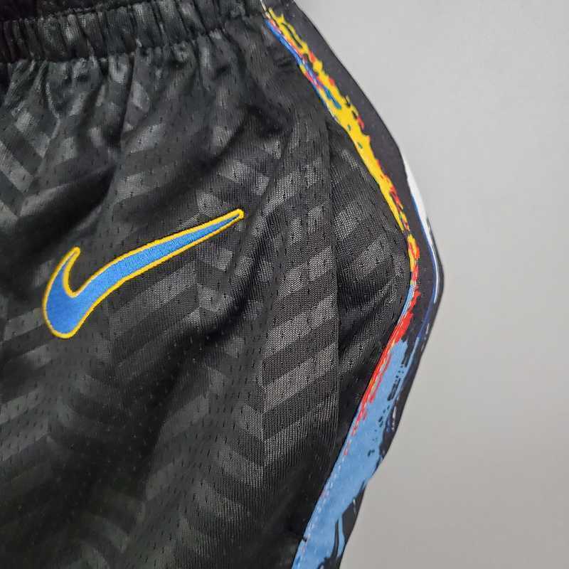 Brooklyn Nets NBA Shorts City Edition Black 3