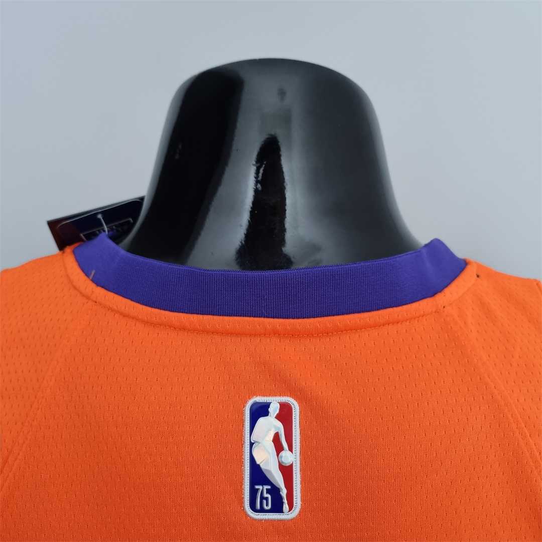 75th Anniversary PAUL#3 Phoenix Suns Jordan Theme Orange NBA Jersey 3
