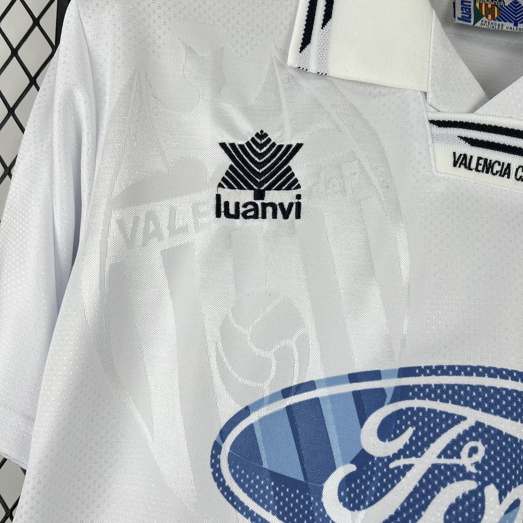 99-00 Valencia Home Retro Kit Vintage Shirt AAAAJersey Dropship Yupoo 2