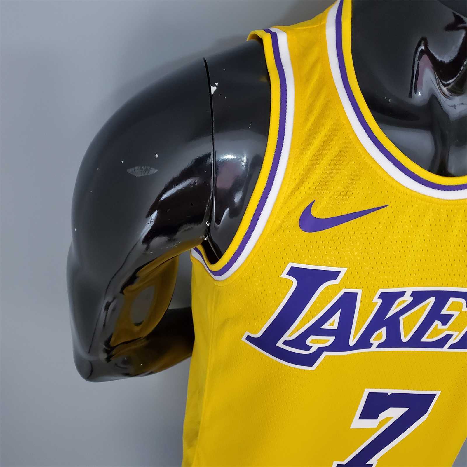 ANTHONY#7 Lakers Round neck yellow 6