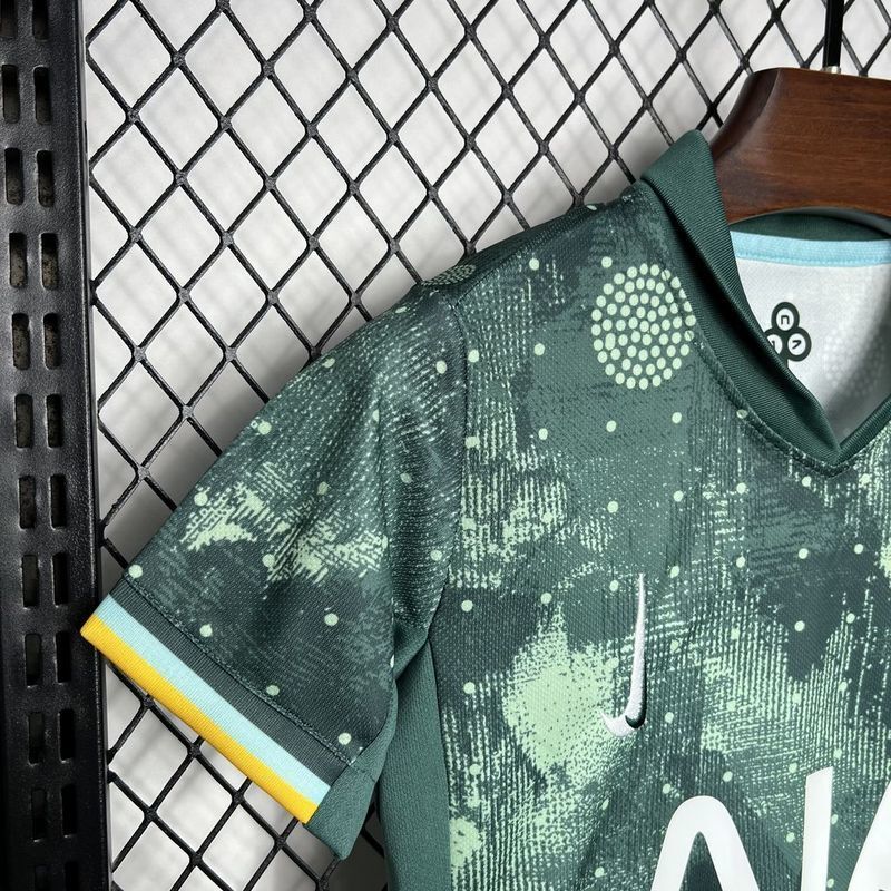 24-25 Tottenham Hotspur Third Kid Kits Youth Apparels Football AAAAJersey Yupoo 5