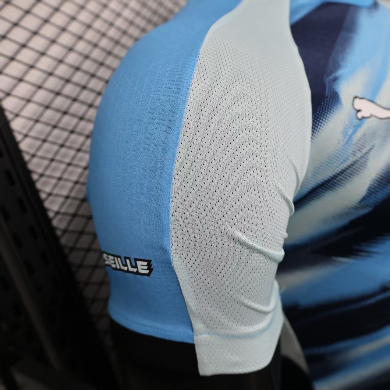 25-26 Marseille blue training jersey Kit Player Version Shirt AAAAJersey Supply Yupoo 5
