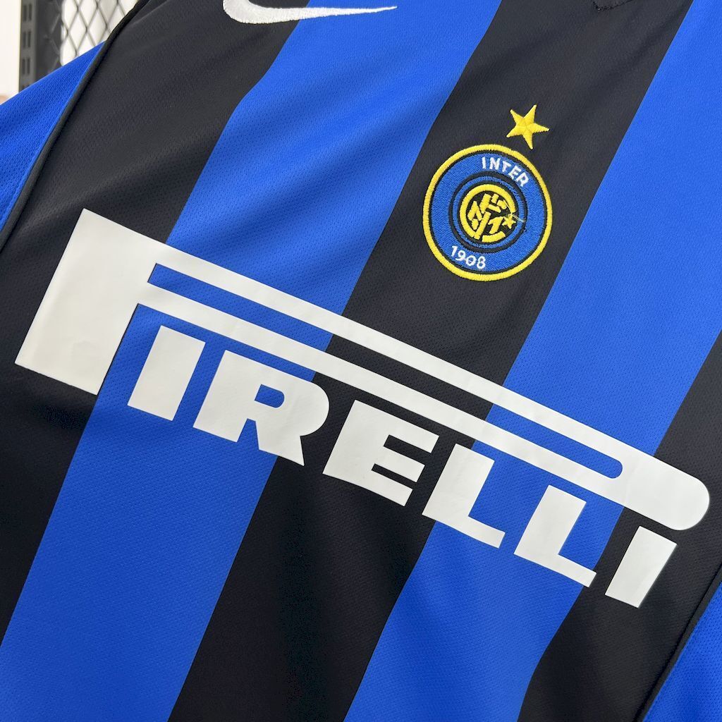04-05 Inter Milan Home Retro Kit Long Sleeve Vintage Shirt AAAAJersey Supplier Yupoo 4