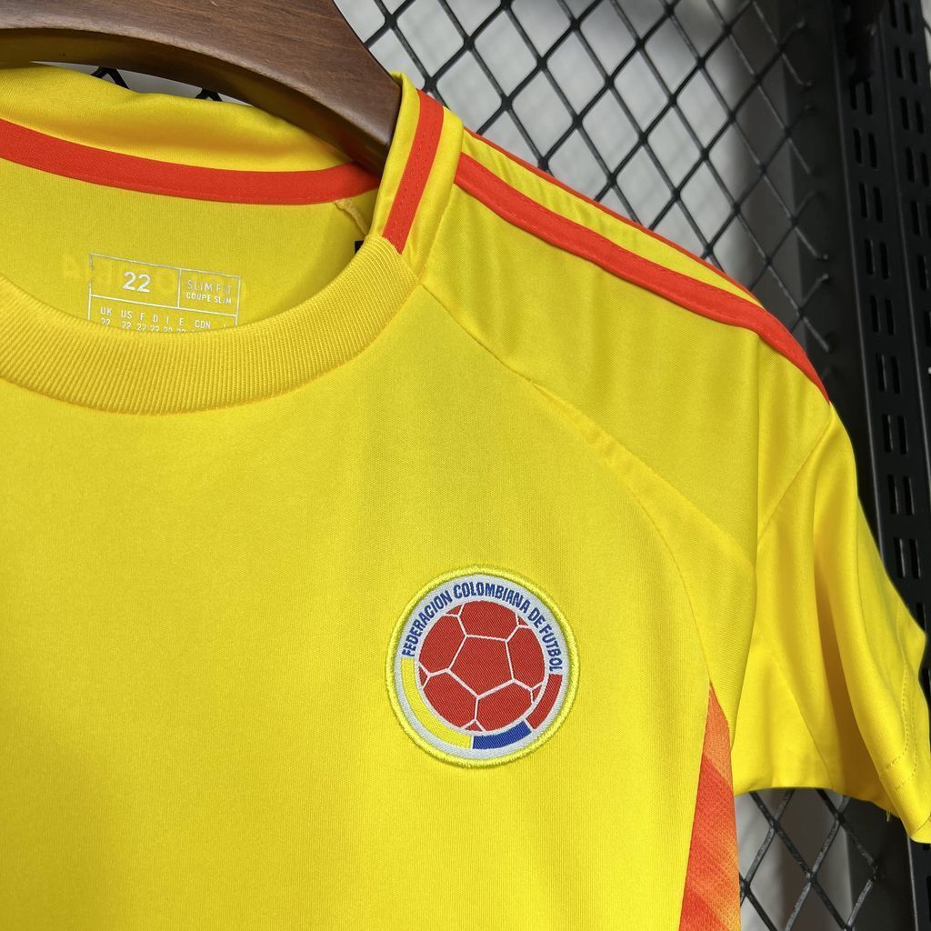 2024 Colombia Home Kid Kits Children Sets Football Replicas Yupoo 2