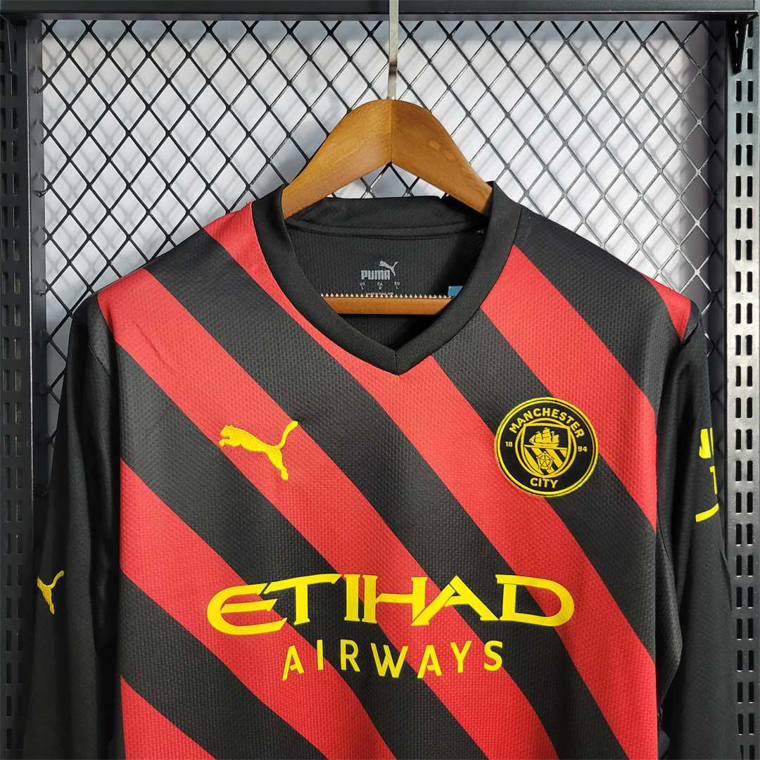 22-23 Manchester City away long sleeves 2