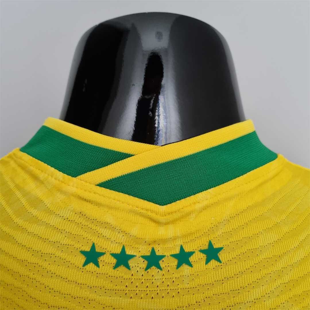 2022 Brazil classic yellow player version 8