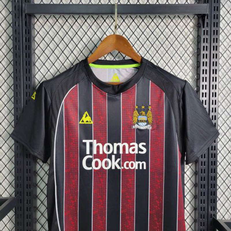 08-09 Retro Manchester City Away S-XXL Cheap Soccer Jerseys 3