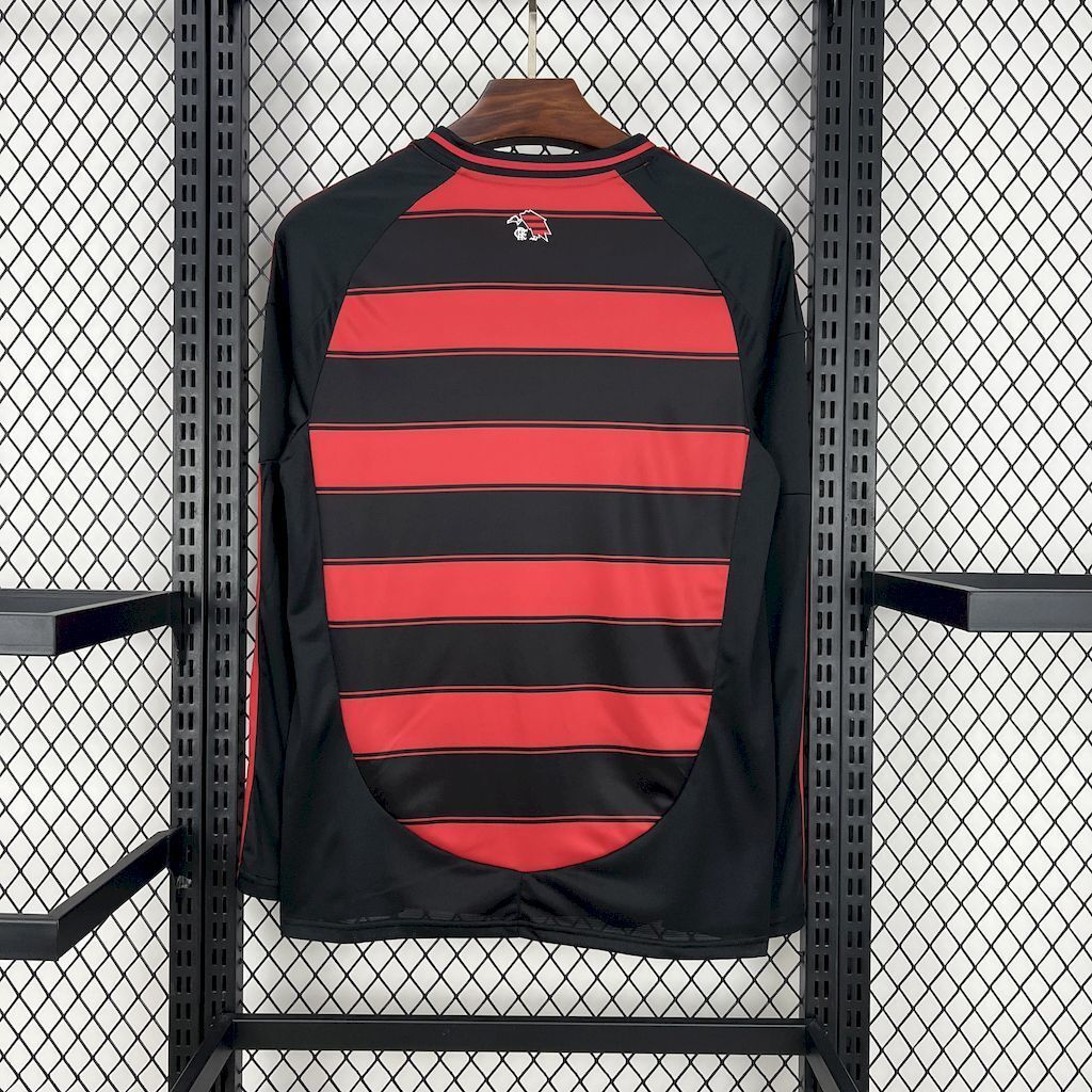 25-26 Flamengo Home Long Sleeve Kit Football Uniform AAAAJersey Dropship Yupoo 3