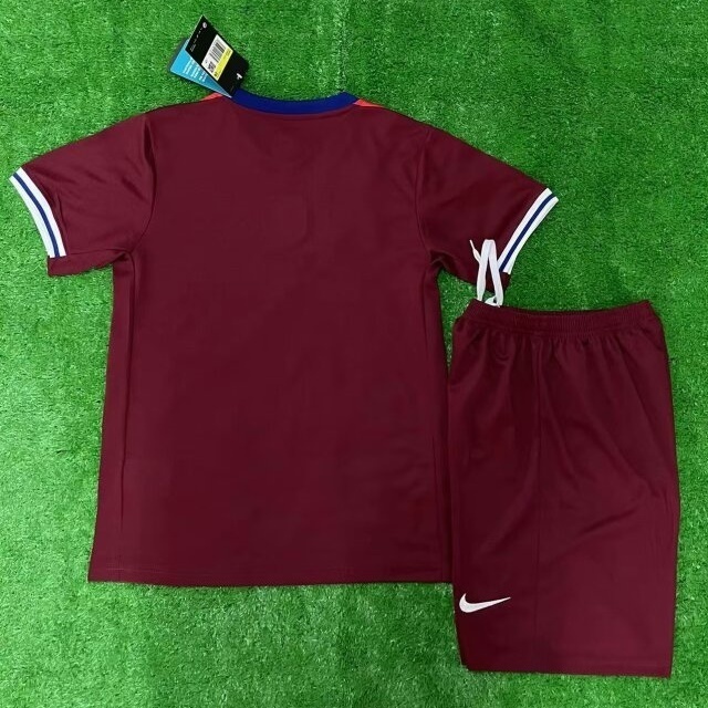 2024 Norway Home Kid Kits Youth Apparels Football AAAAJersey Supplier 1