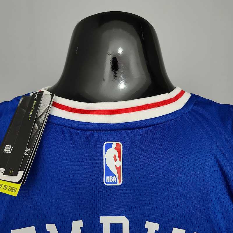 Embiid#21 Detroit Pistons blue 4