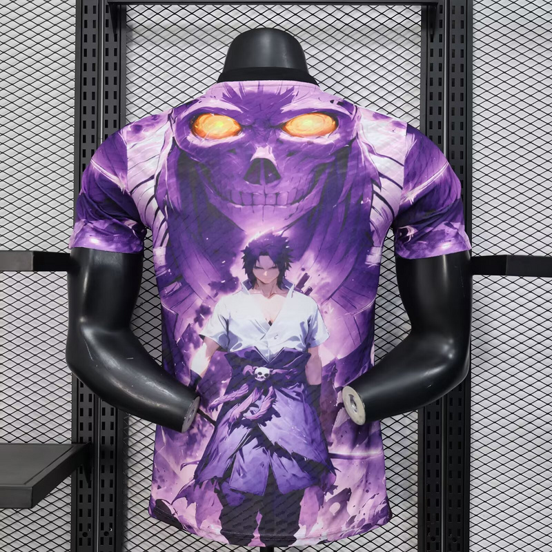 25-26 Japan Naruto & Sasuke Purple Special Edition Kit Player Version Shirt AAAAJersey Wholesal 1