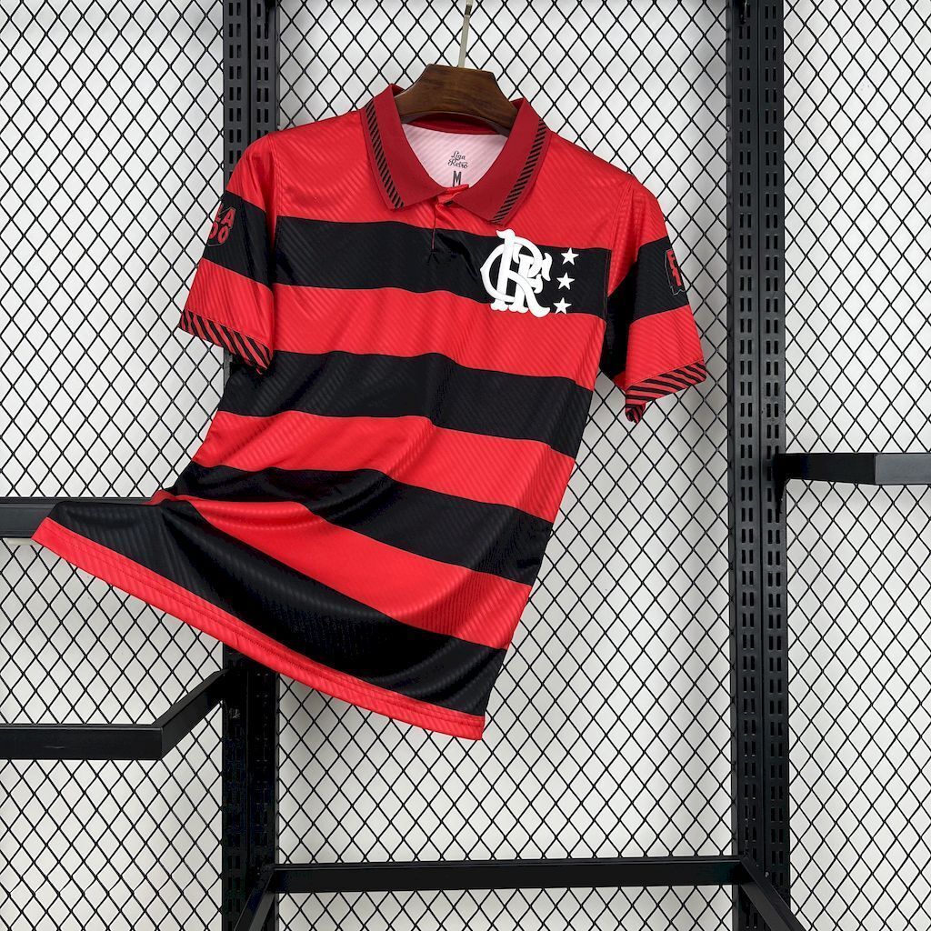 95-96 Flamengo Retro Fla 100 Kit Vintage Shirt AAAAJersey Wholesale Yupoo