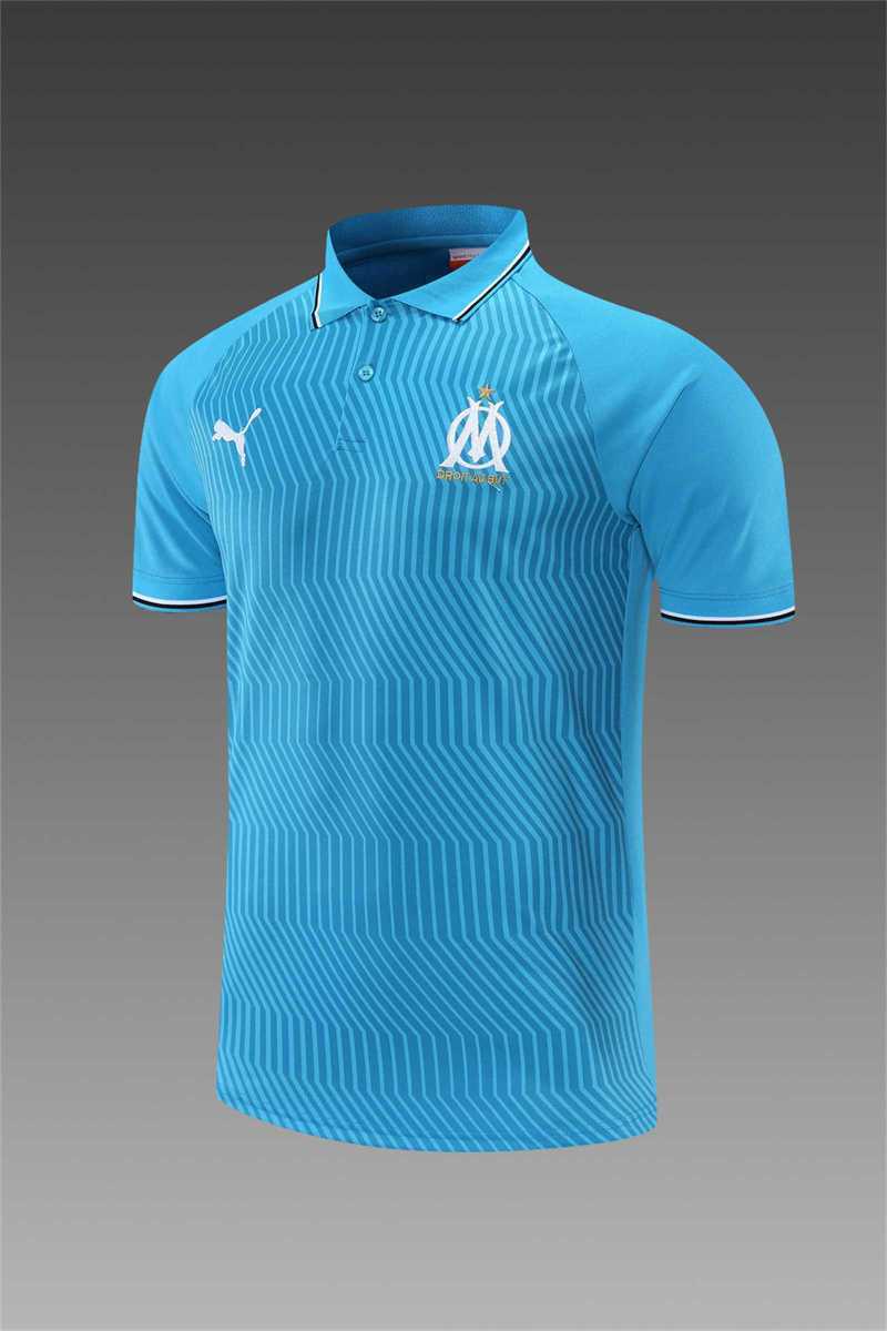Polo Marseille sky blue stripes 19