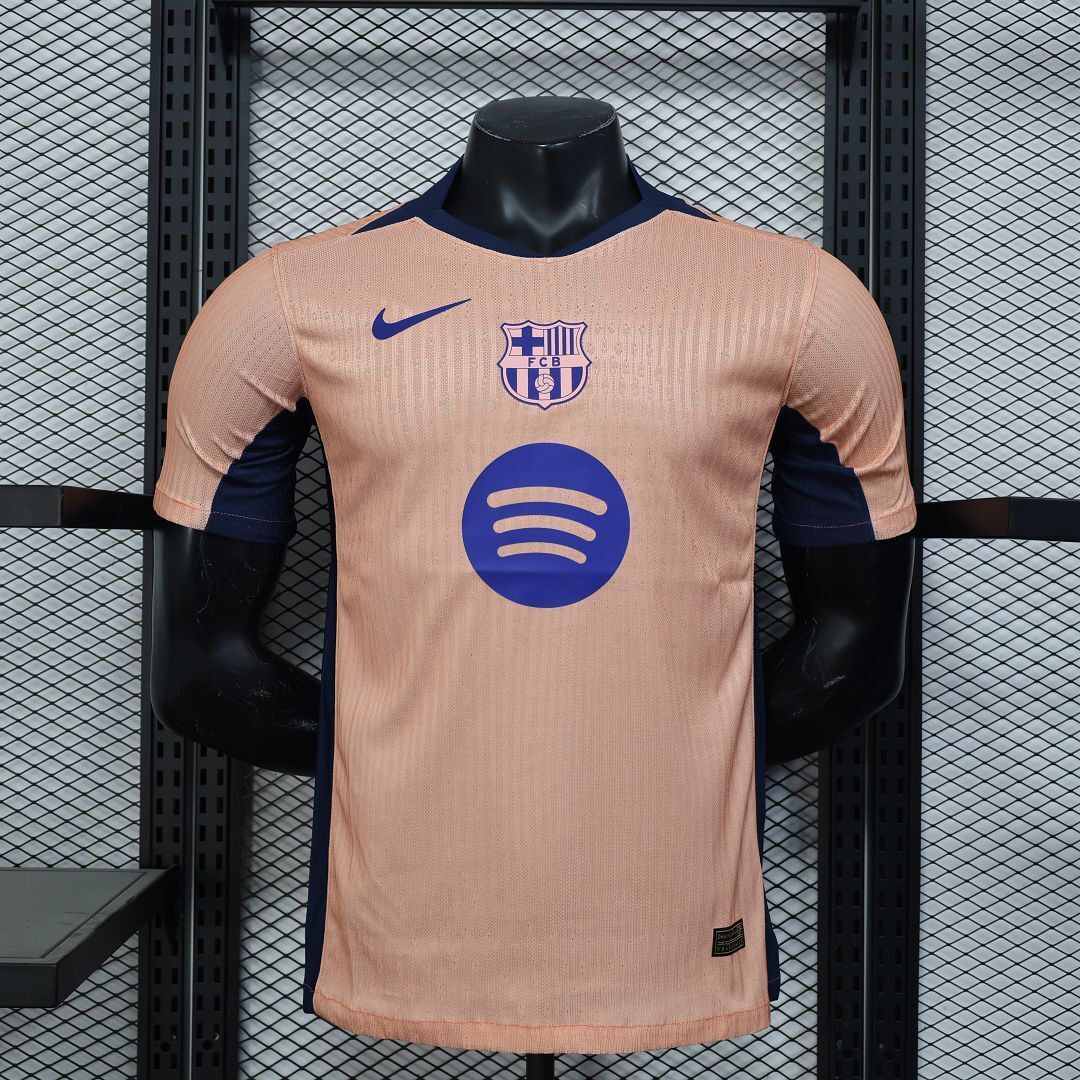 25-26 Barcelona 125th Anniversary Gold Special Edition Player Version Shirt AAAAJersey Wholesal