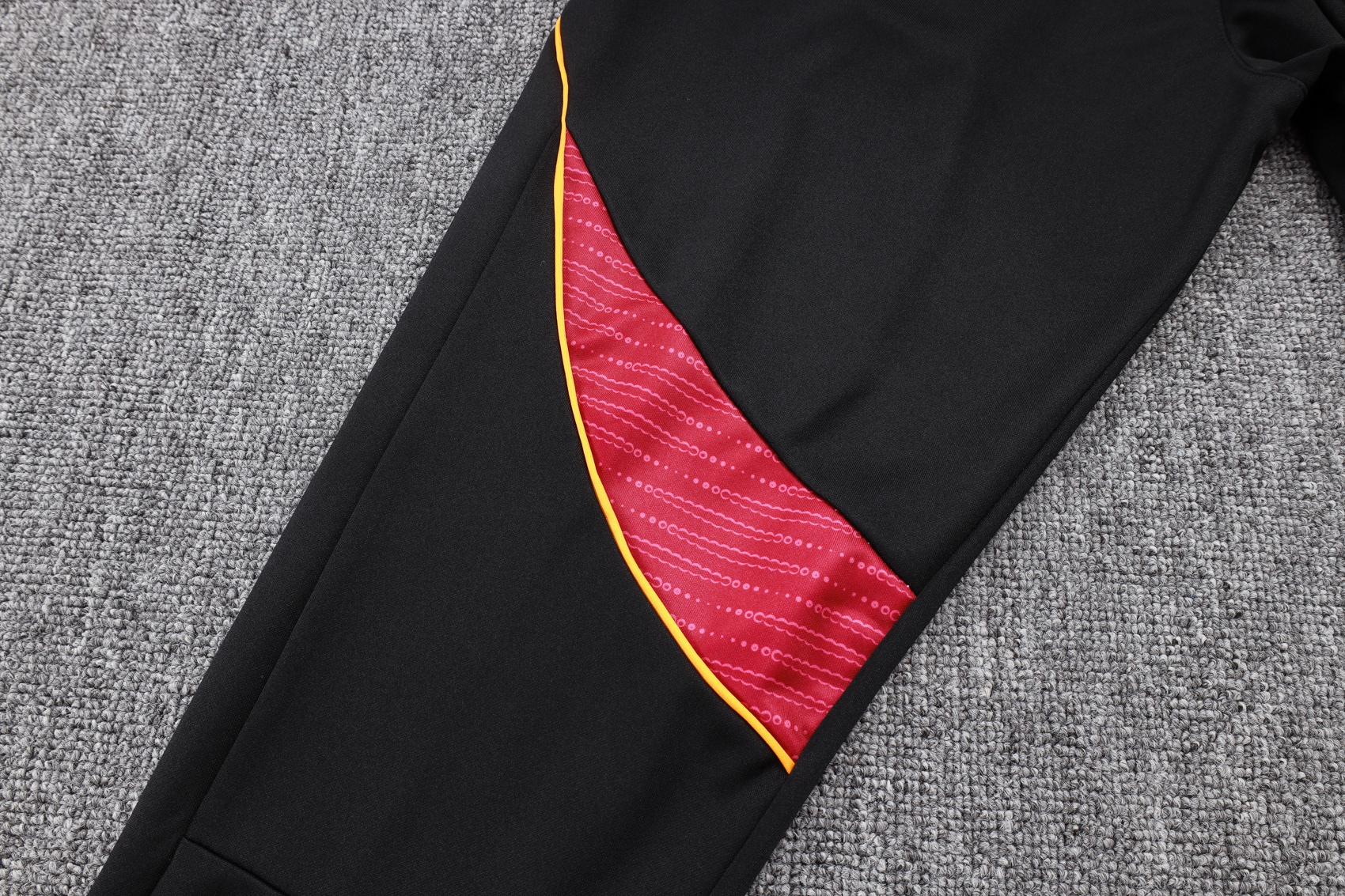 25-26 Roma Shirt Third Away Kit Black Trousers Training Suit 3