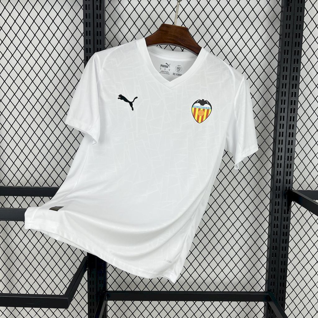 25-26 Valencia Home T-Shirt Football Apparels Soccer AAAAJersey Yupoo 3