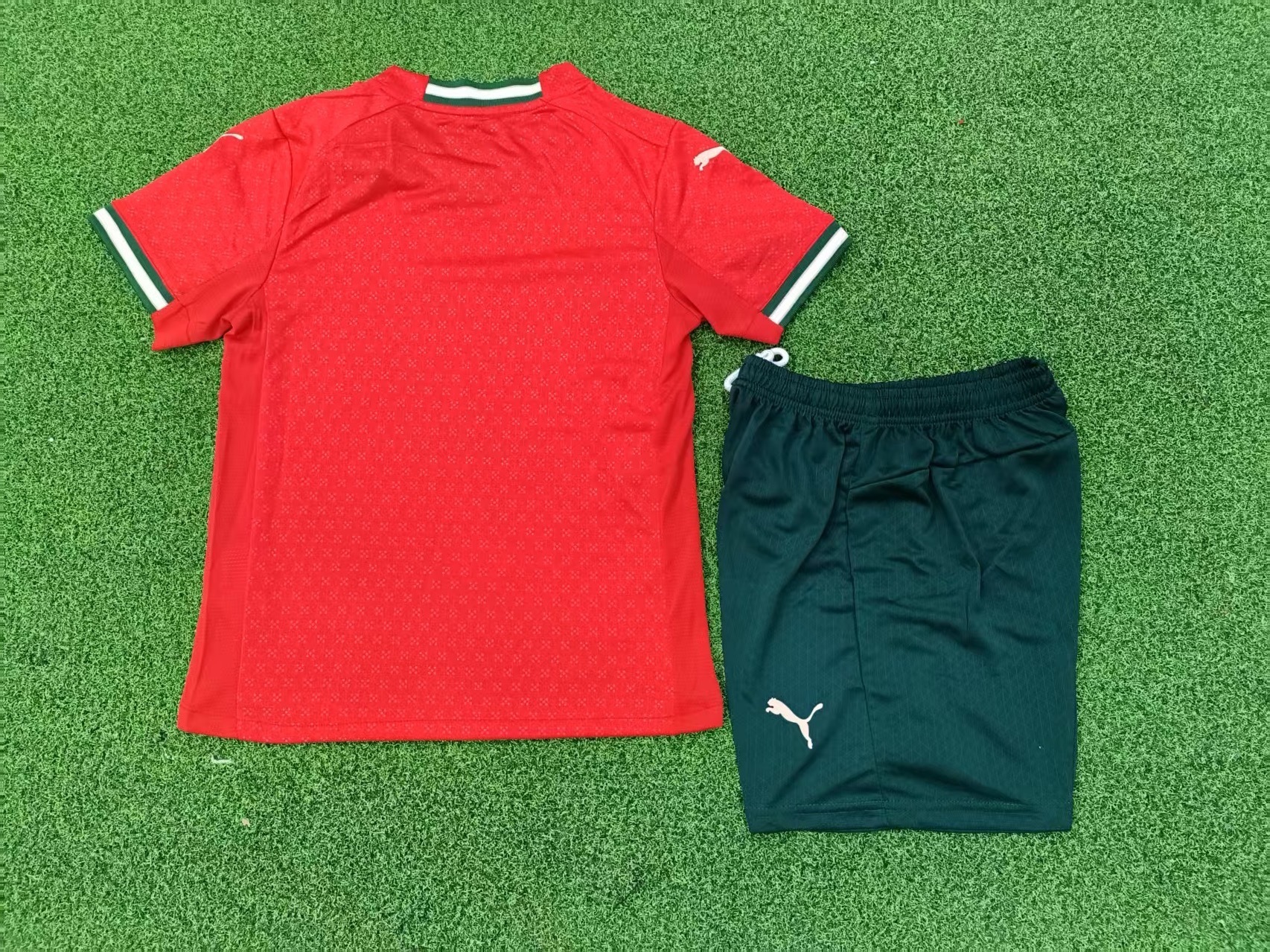25-26 Portugal Home Player Version Kid Kits Youth Apparels Soccer AAAAJersey Yupoo 1