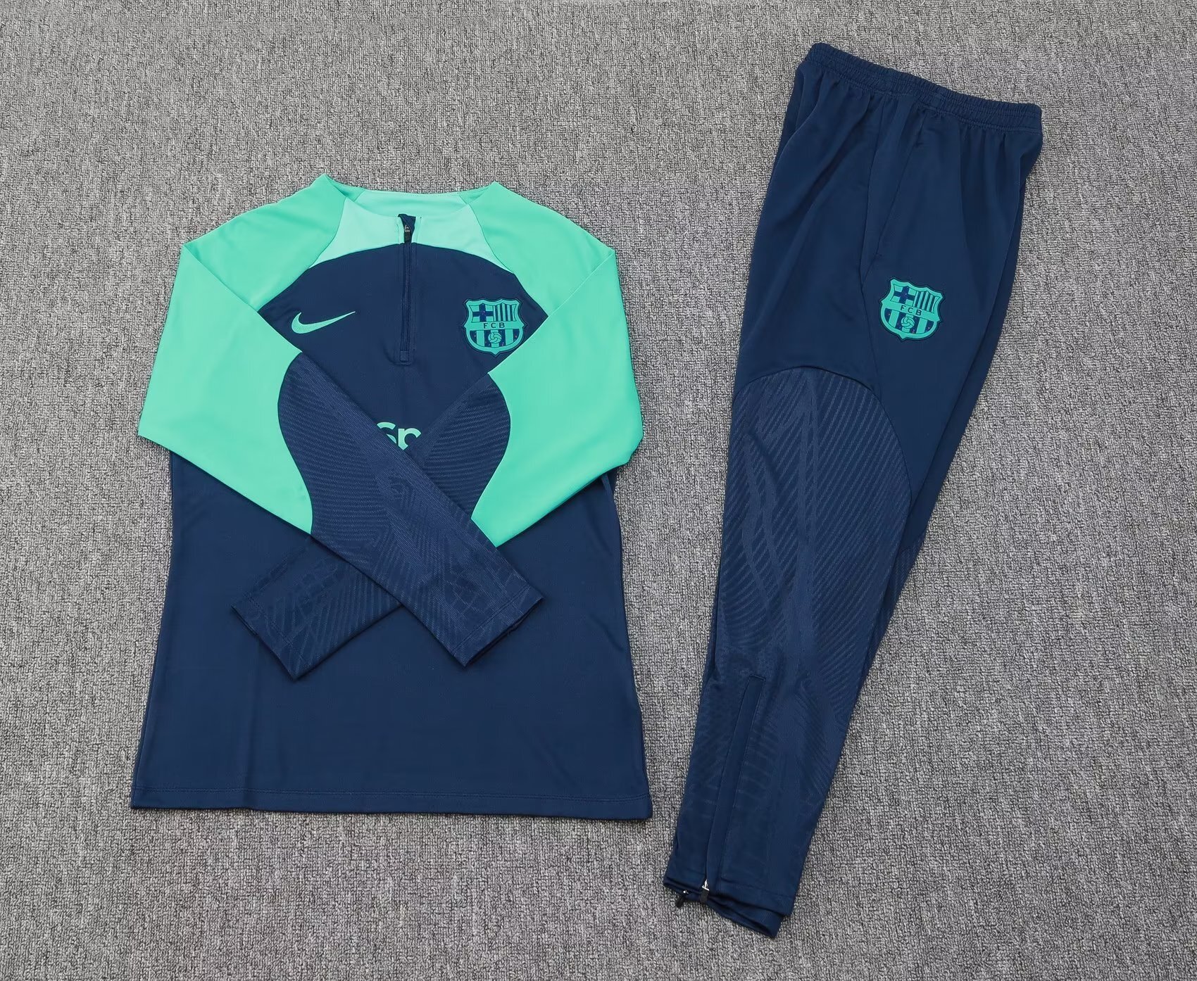23-24 Barcelona Long Sleeve Training Suit Yupoo 1