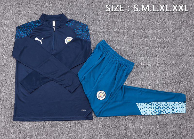 23-24 Manchester City Long Sleeve Training Suit Yupoo 1