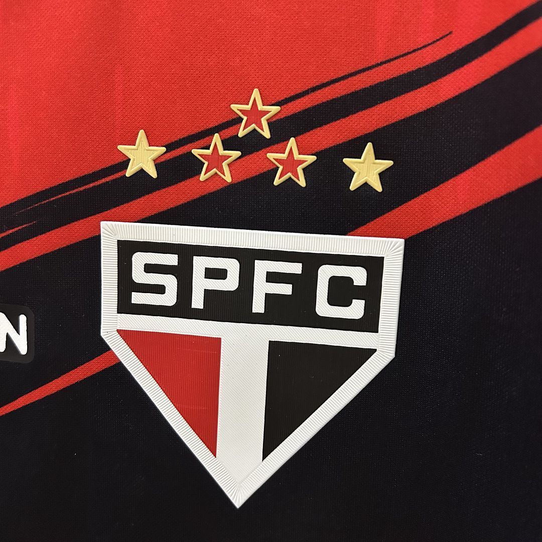 25-26 Sao Paulo Goalkeeper Red Shirt Soccer Uniform AAAAJersey Dropship Yupoo 2