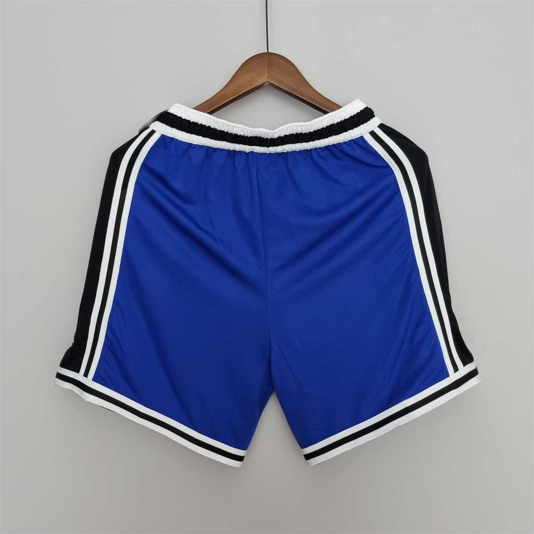 2022 Los Angeles Clippers NBA US Training Shorts Blue Black 1
