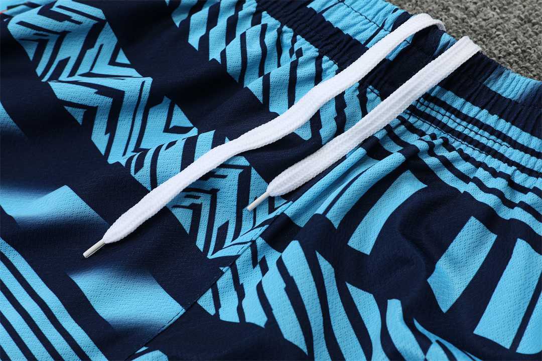22-23 Manchester City Training Wear Short Sleeve Kit Blue 13