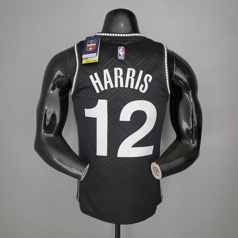 2021 HARRIS#12 Brooklyn Nets Bonus Edition Black 1