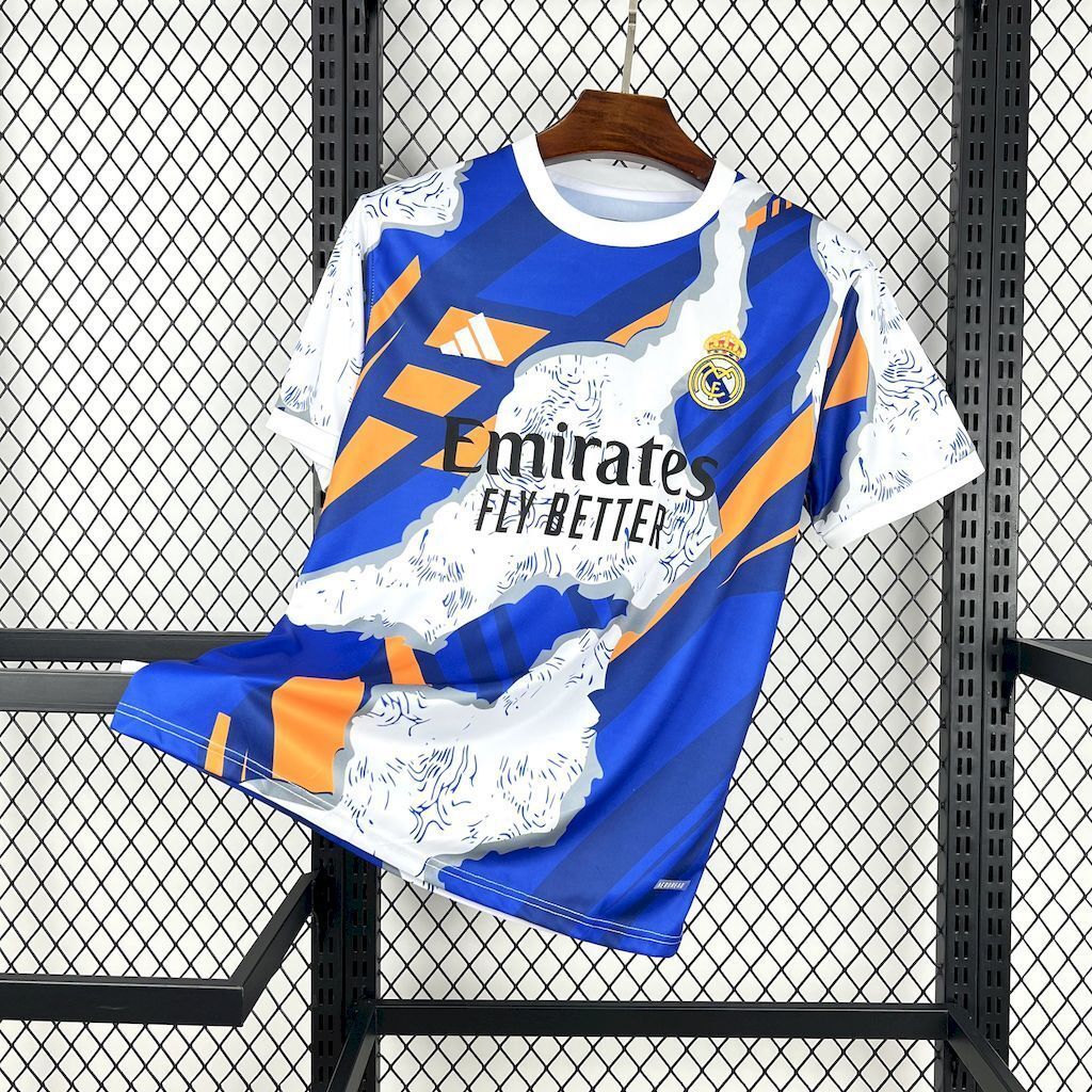 25-26 Real Madrid Pre-Match Third T-Shirt Football Apparels Soccer AAAAJersey Yupoo 5