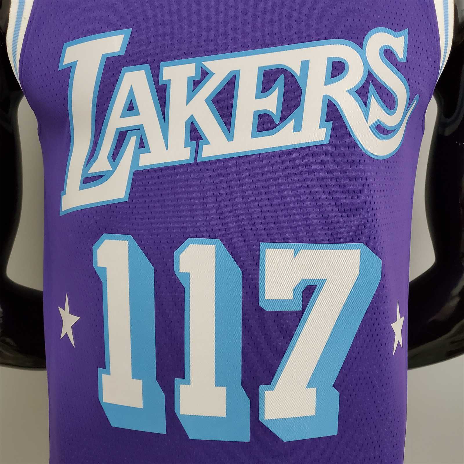 75th Anniversary master chief#117 Lakers White X-BOX Co-branded Purple 6