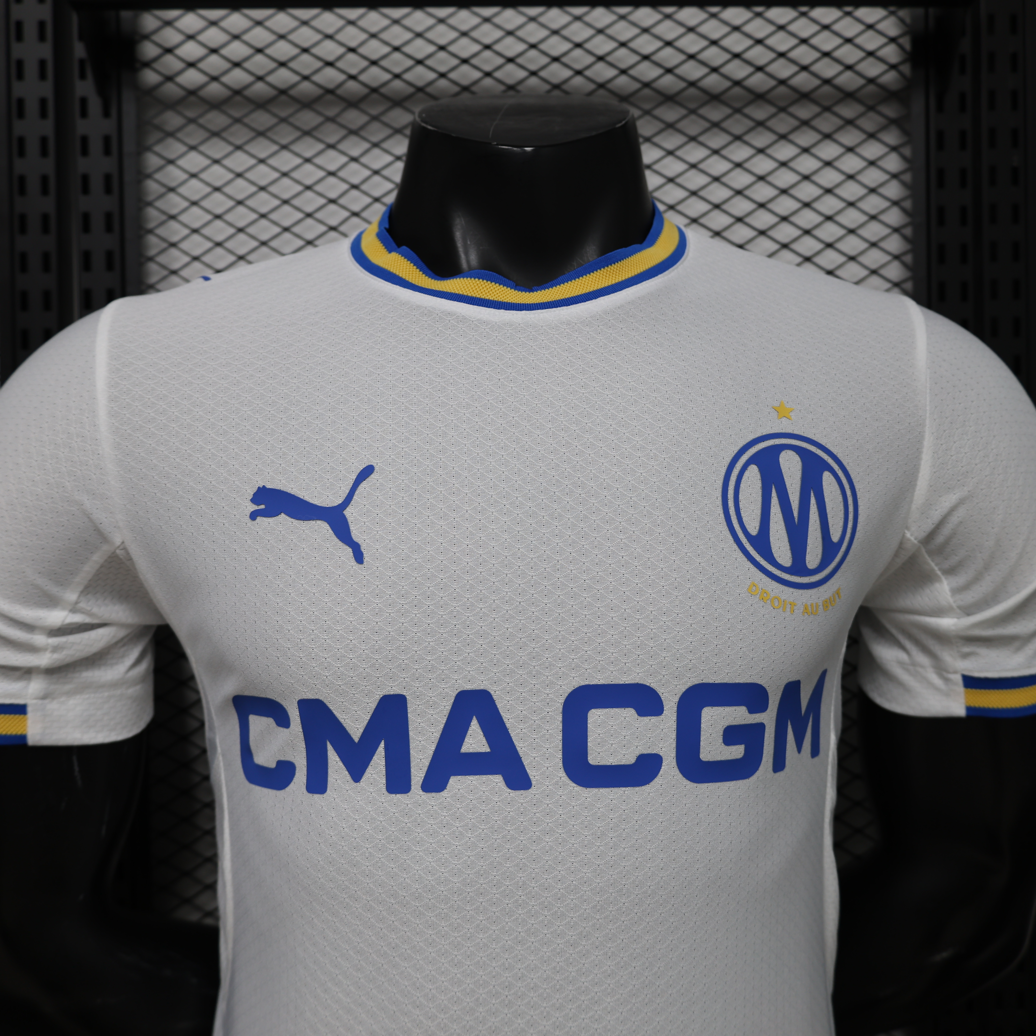 26-27 Olympique Marseille Home Mens Kit Player Version Soccer T-Shirt AAAAJersey Supply Yupoo 11 11