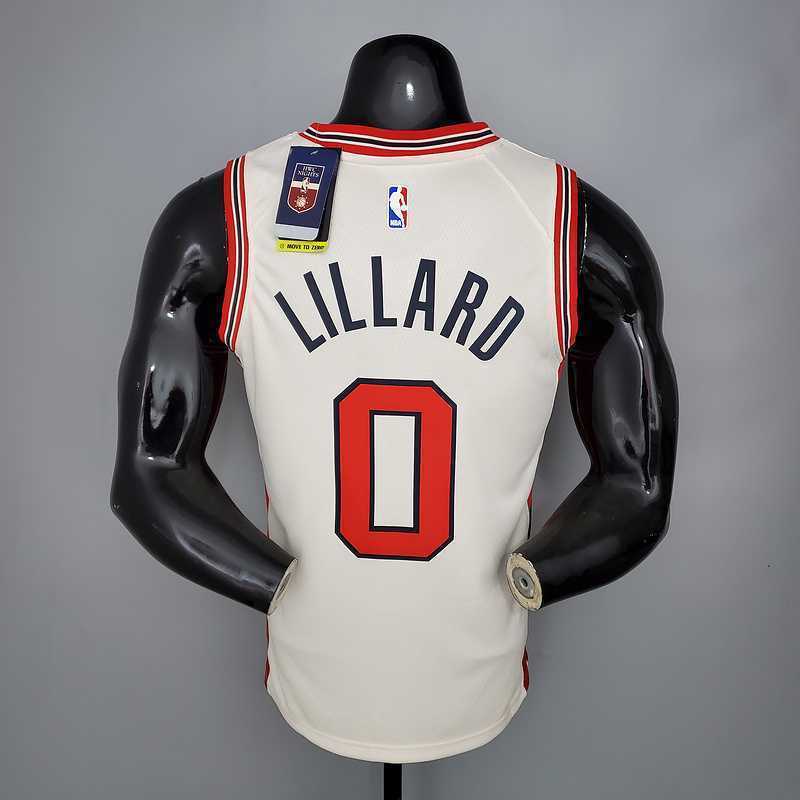 LILLARD#0 Portland Trail Blazers Beige 5