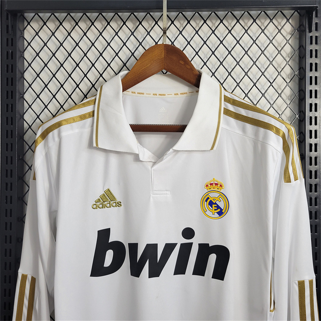11-12 Real Madrid home long sleeve 3