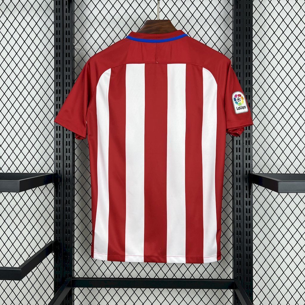 16-17 Atletico Madrid Home Retro Kit Vintage Shirt AAAAJersey Supply Yupoo 2