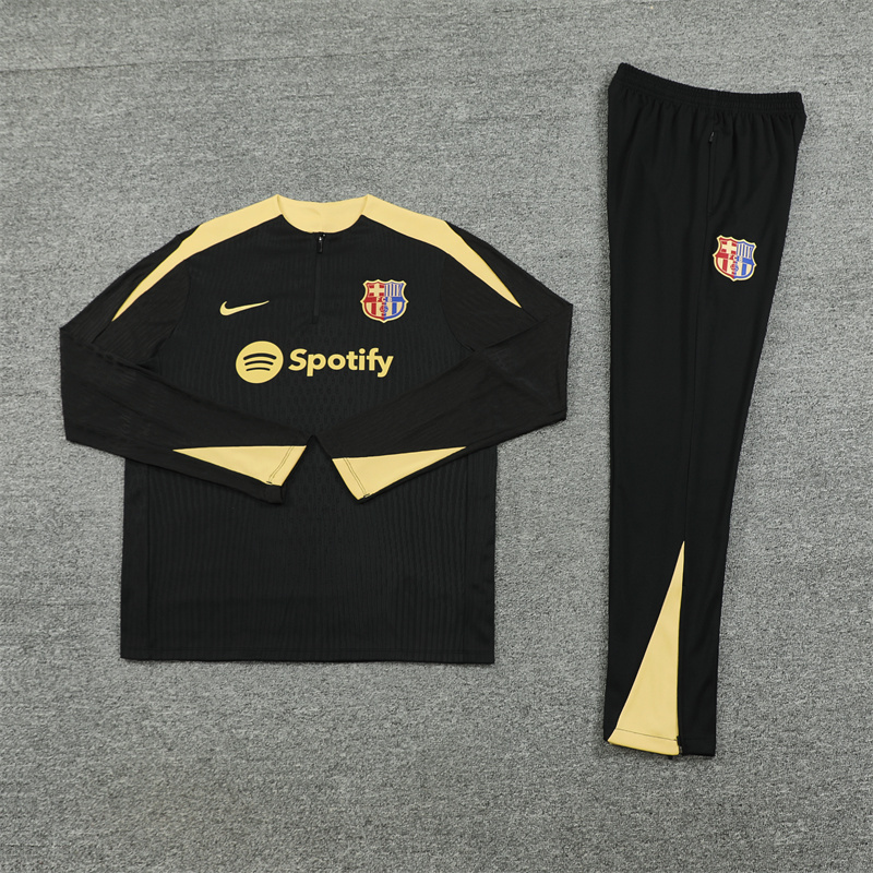 24-25 Barcelona Player Long Sleeve Training Suit Football Shirts 1