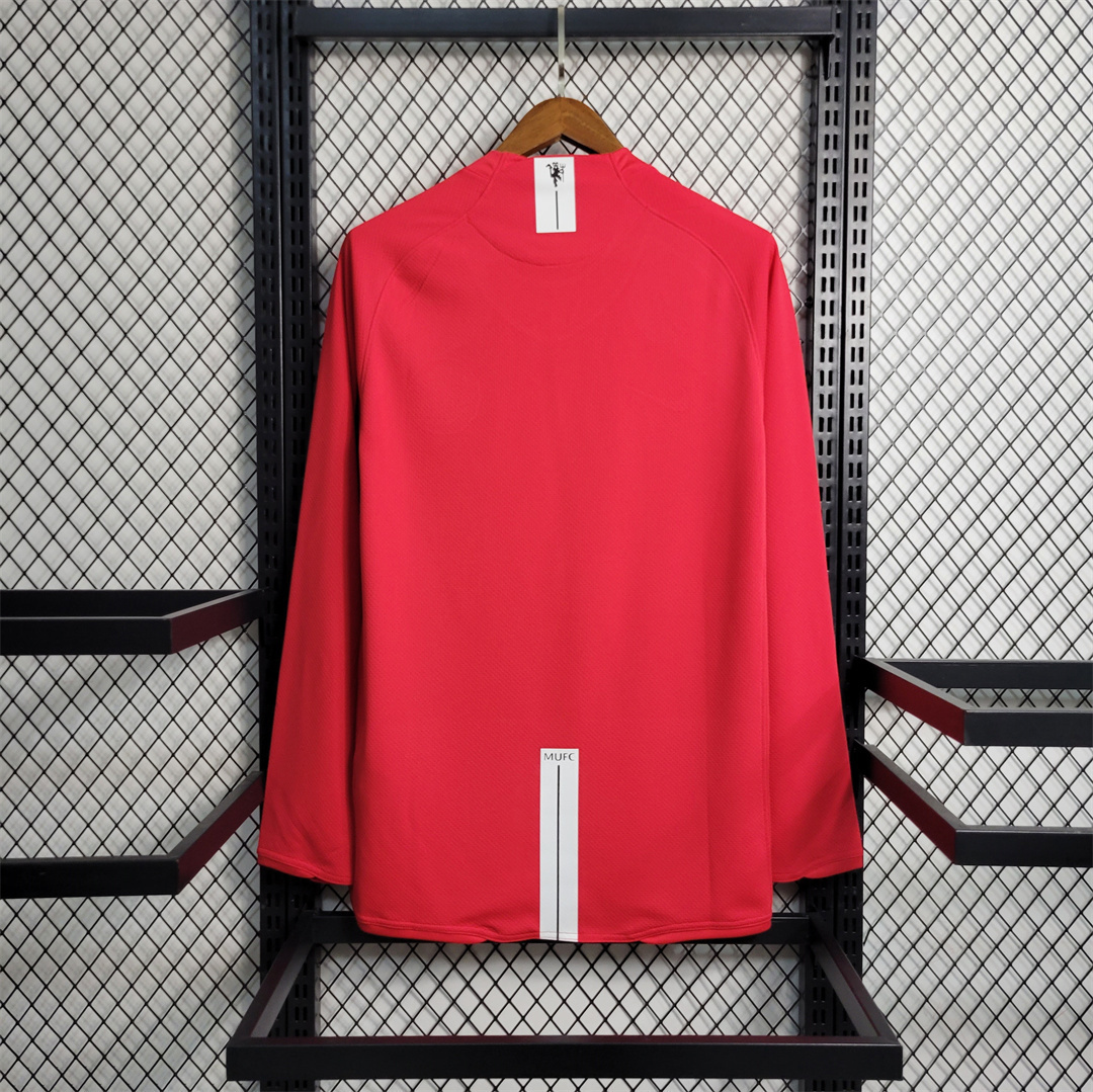 07-08 Manchester United home Long Sleeve 5