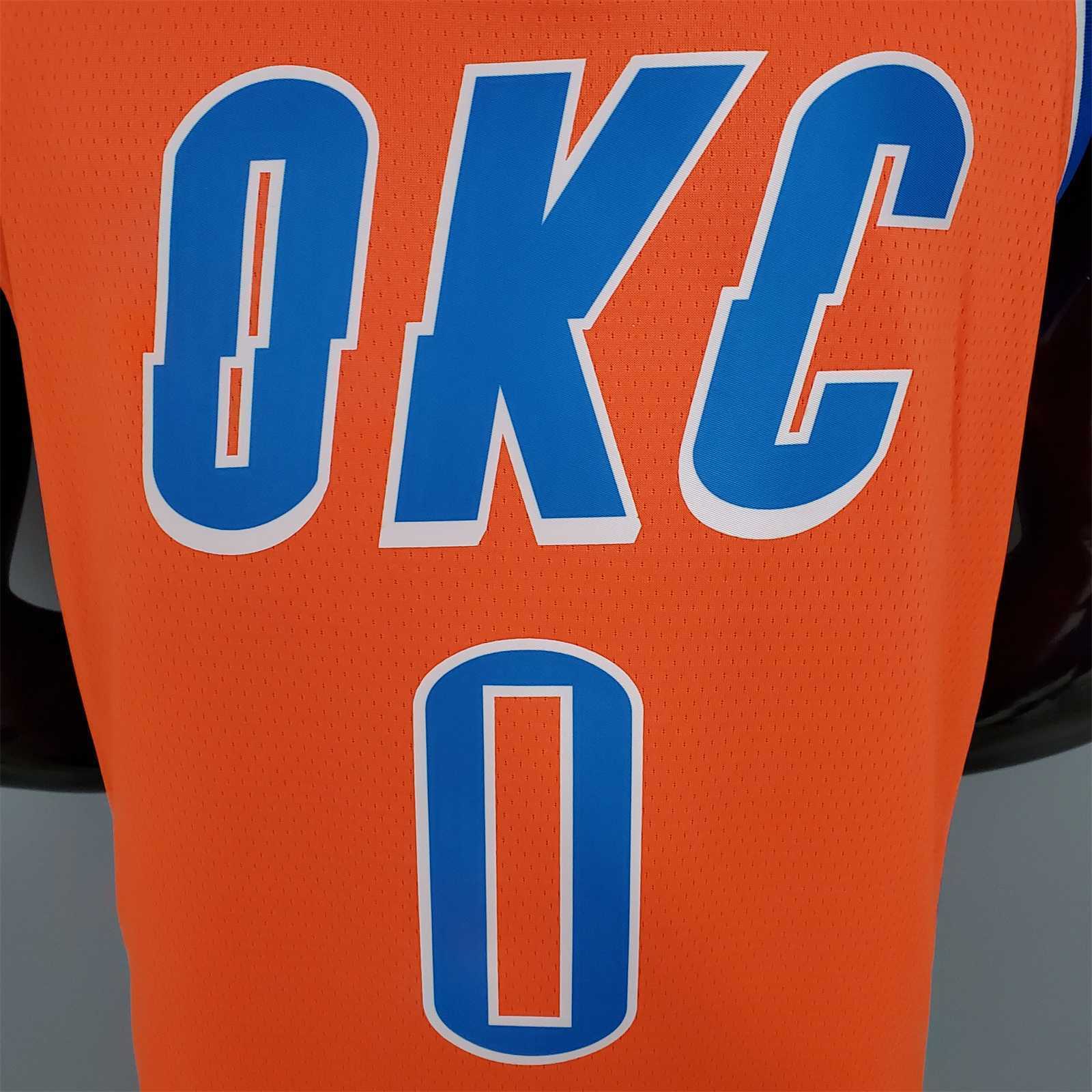 WESTBROOK#0 Thunder Jordan Orange 6