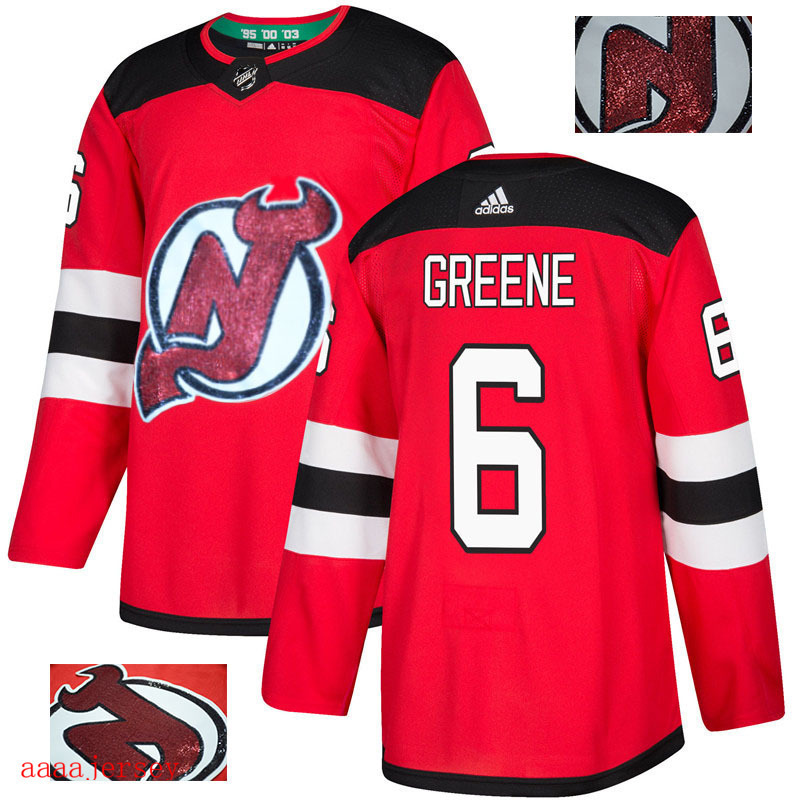 2018 New Jersey Devils Ice Hockey jersey M-3XL 新泽西魔鬼队时尚亮片款冰球服