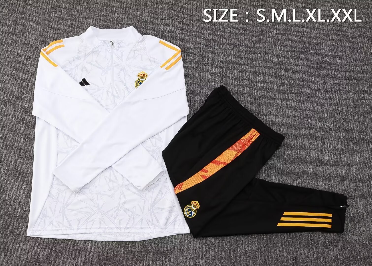 24-25 Real Madrid Long Sleeve Training Suit Football Shirts 1