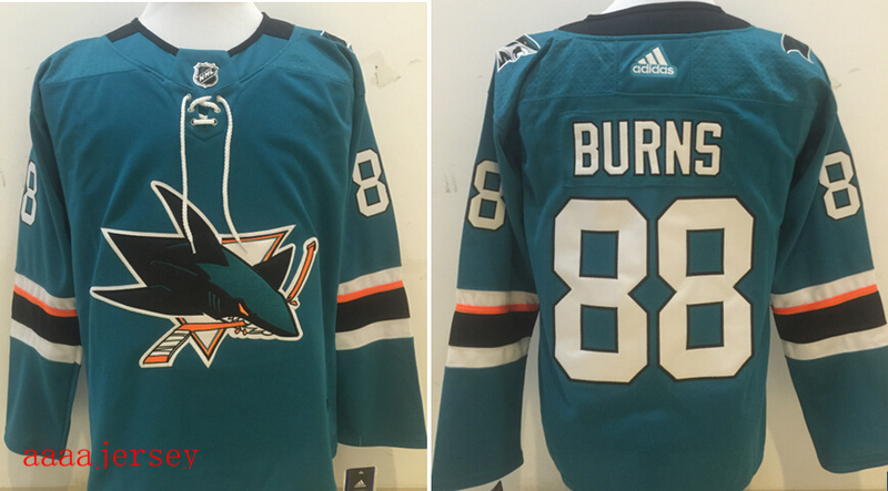San Jose Sharks ice hockey jersey M-3XL 圣何西鲨鱼队冰球服 2