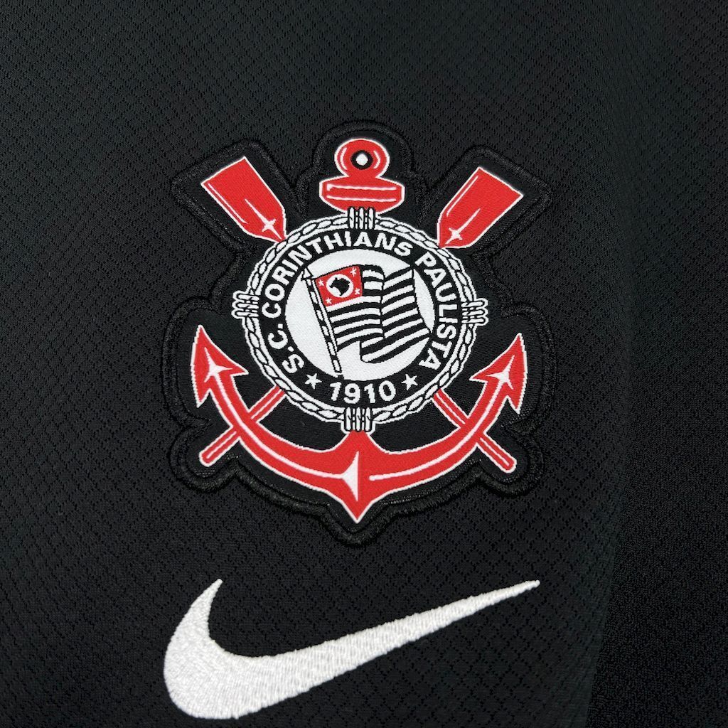 25-26 Corinthians Black Special Edition Shirt Soccer T-Shirts AAAAJersey Dropship Yupoo 4