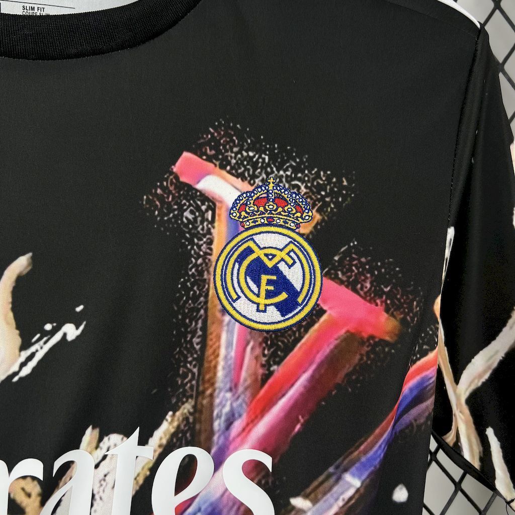 25-26 Real Madrid Black Kit Special Edition Soccer AAAAJersey Yupoo S-2XL 1