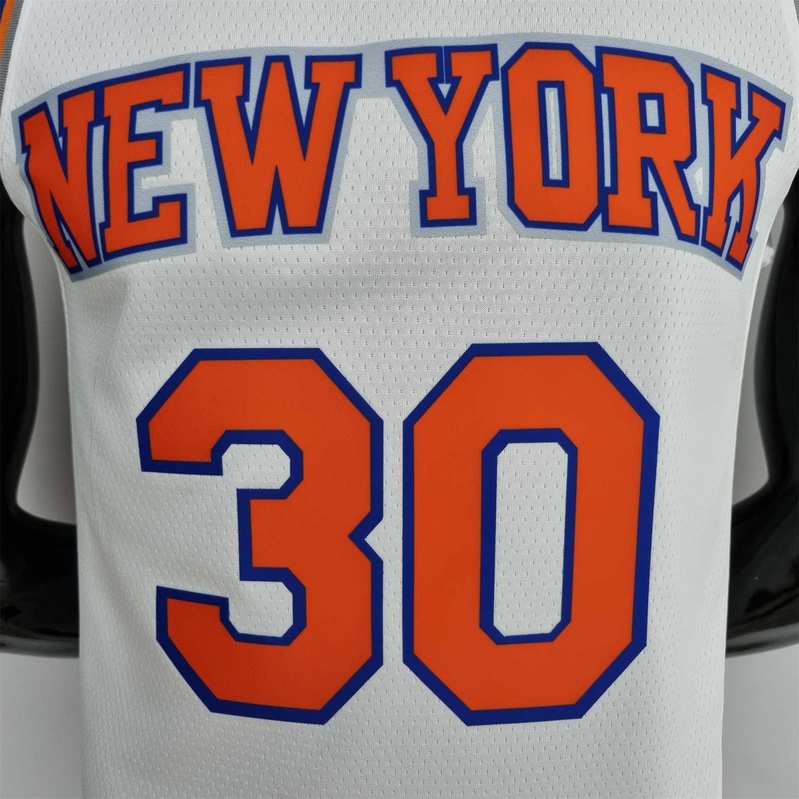 75th Anniversary Randle #30 New York Knicks White NBA Jersey 7