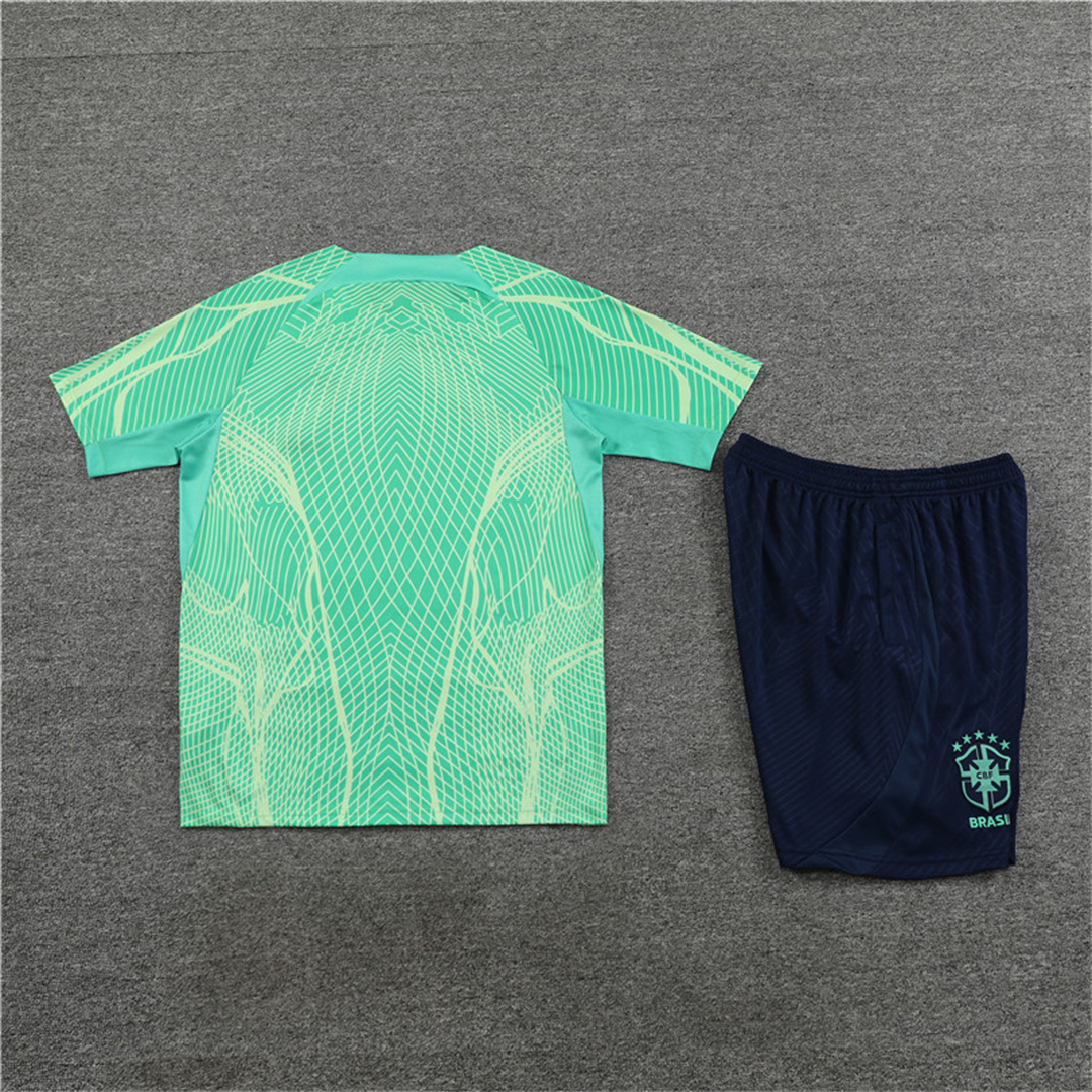2023 Brazil training suit green 12