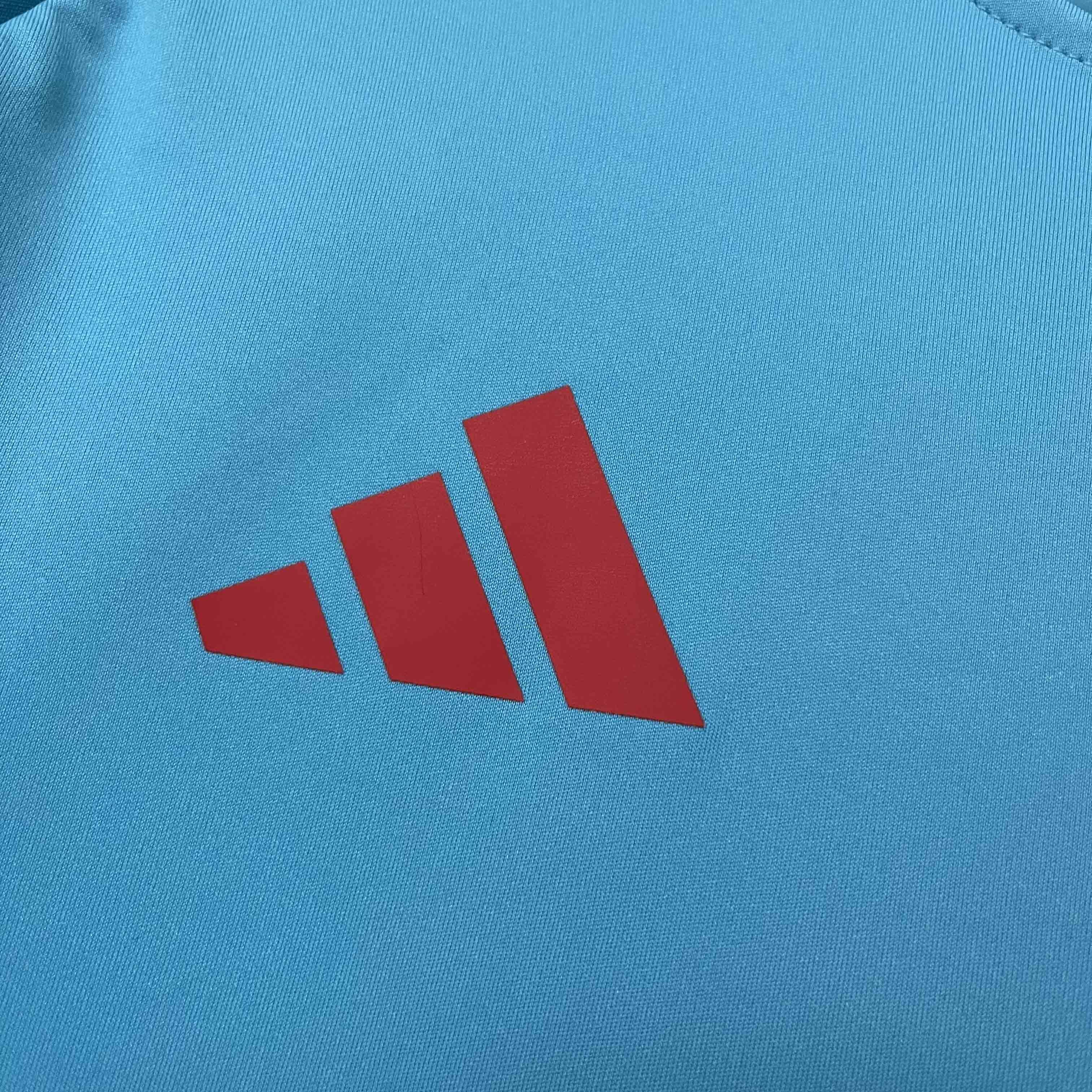 25-26 Flamengo Blue Training Kit Soccer T-Shirt AAAAJersey Supplier Yupoo 1
