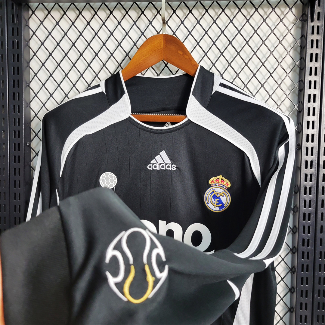 06-07 Real Madrid third away Long Sleeve 8