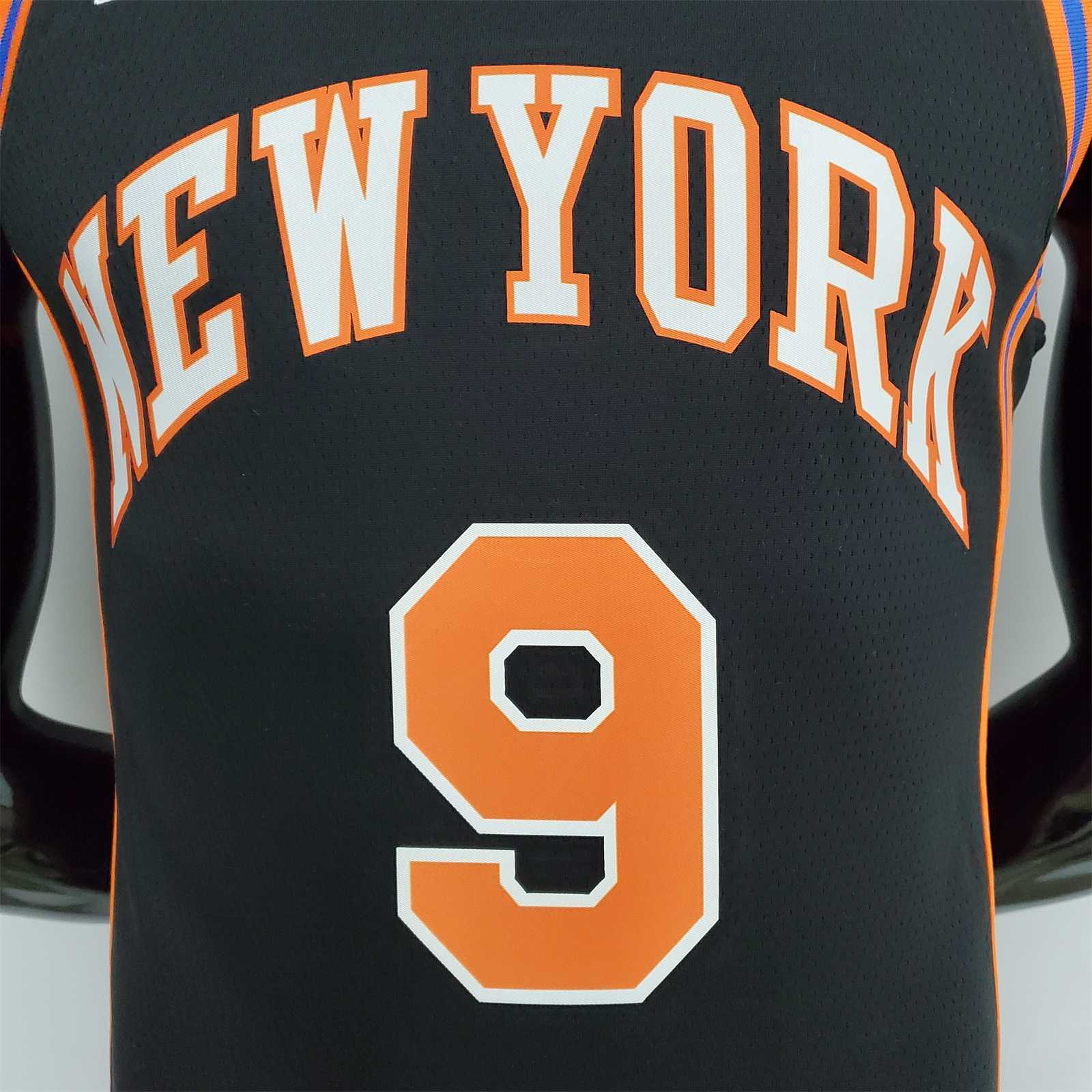 2022 Season Barrett #9 Knicks Urban Edition Black NBA Jersey 5
