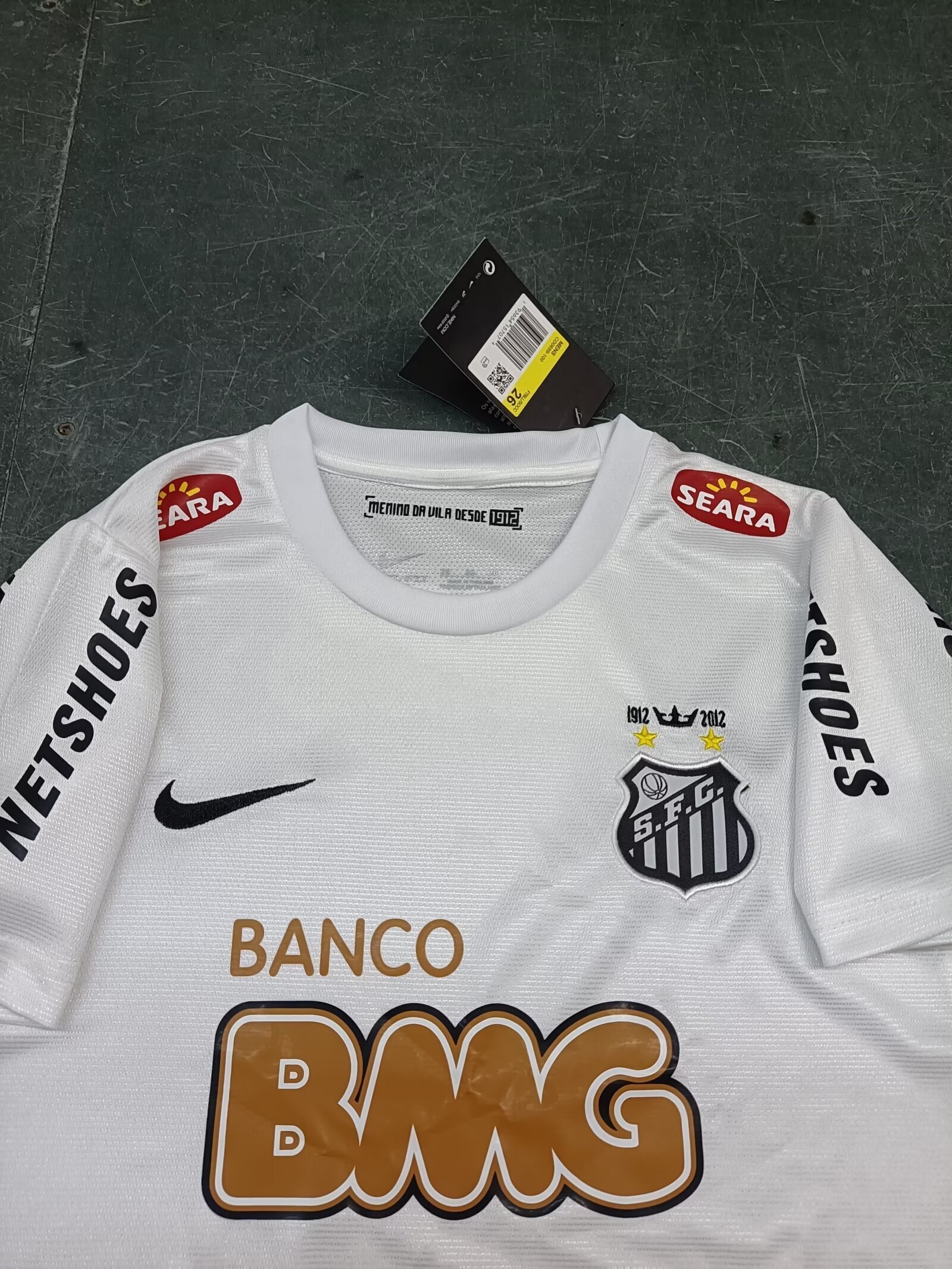 11-12 Santos Home Retro Kids Kit Size-16-28 Soccer Jersey Yupoo 14