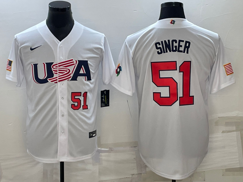 USA 2023 World Cup Baseball Jerseys 84