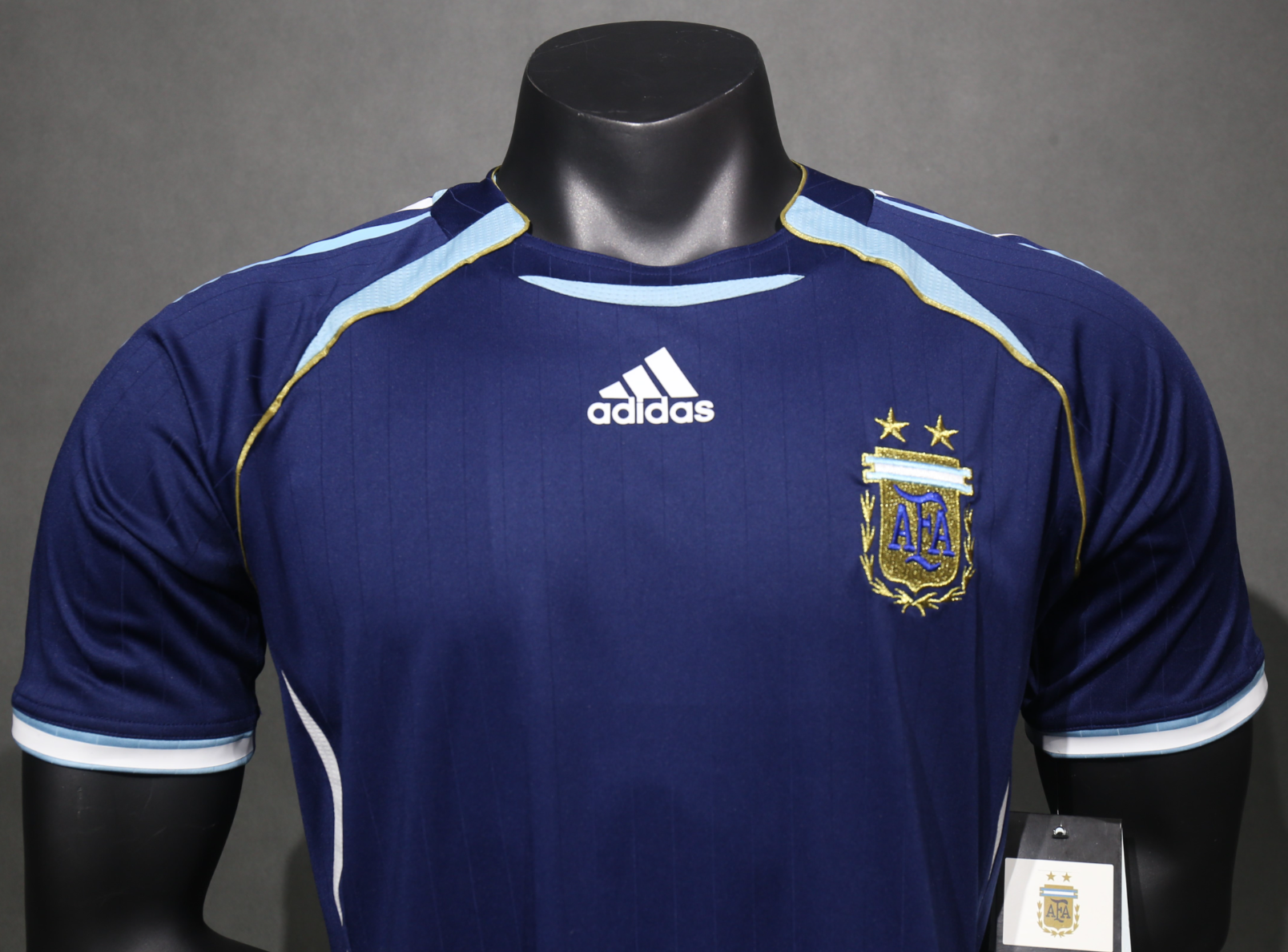 2006 Argentina Away World Cup Retro Kit Vintage Player Version Sino Shirt AAAAJersey Dropship Y 2