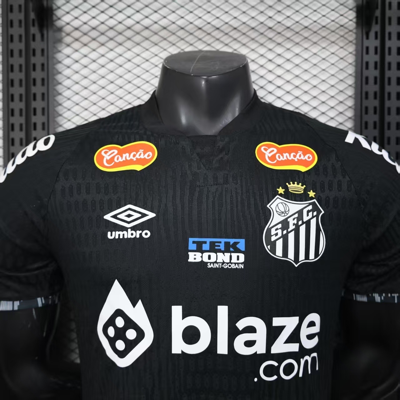 25-26 Santos Black Kit Player Special Edition Soccer AAAAJersey Yupoo 1